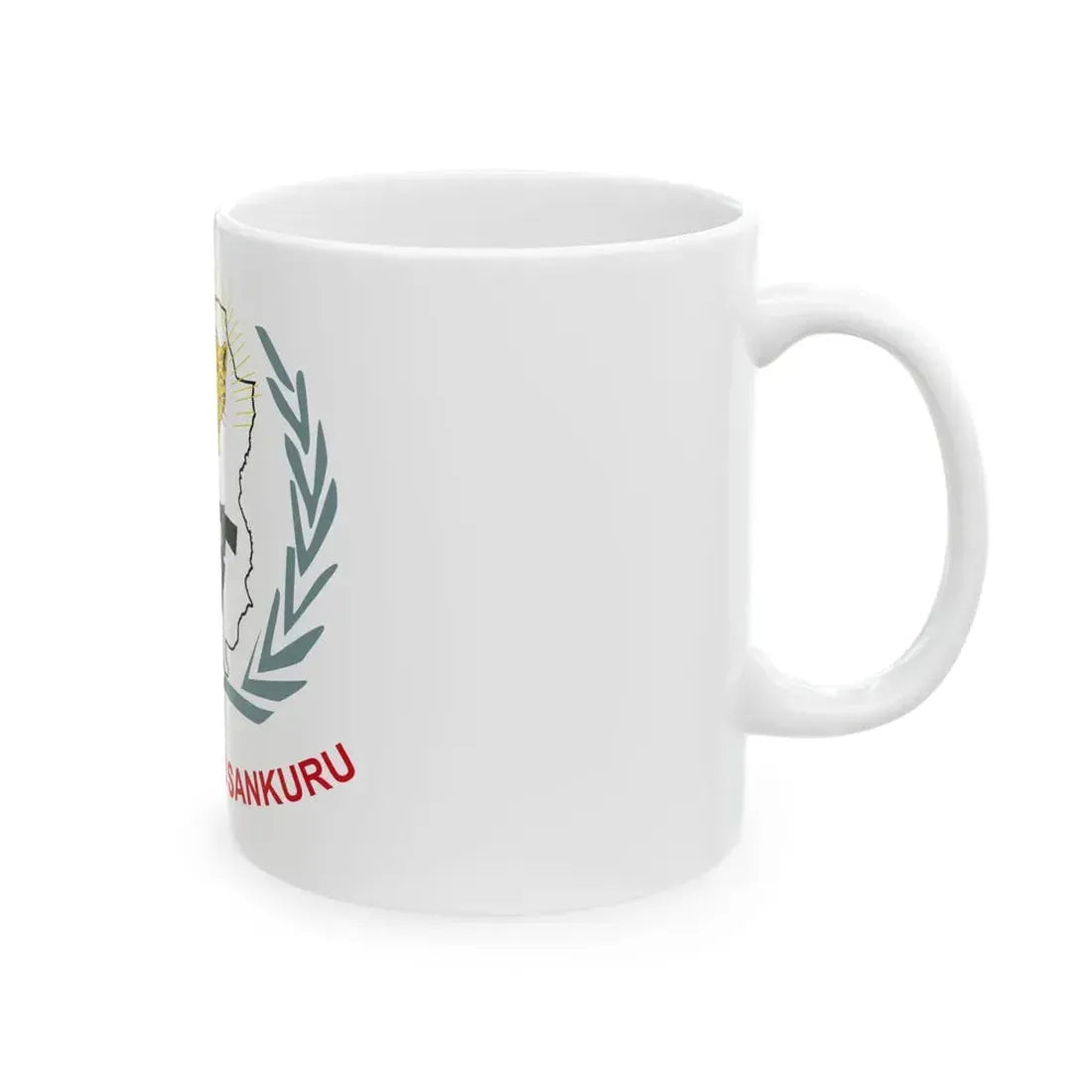 Flag of Sankuru Province (Congo) White Coffee Mug - Go Mug Yourself