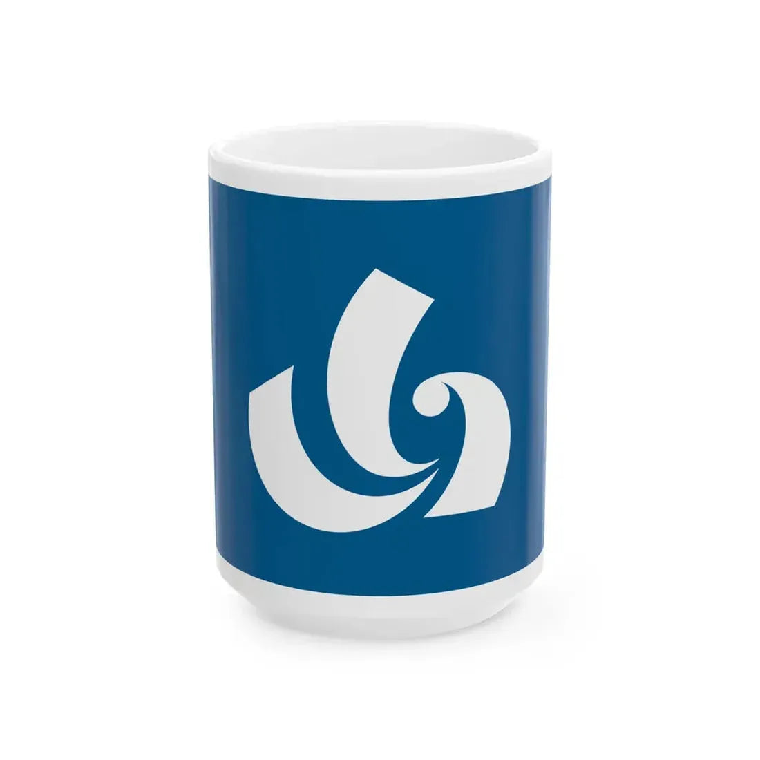 Flag of Sanmu Chiba (Japan) White Coffee Mug 15oz - Go Mug Yourself