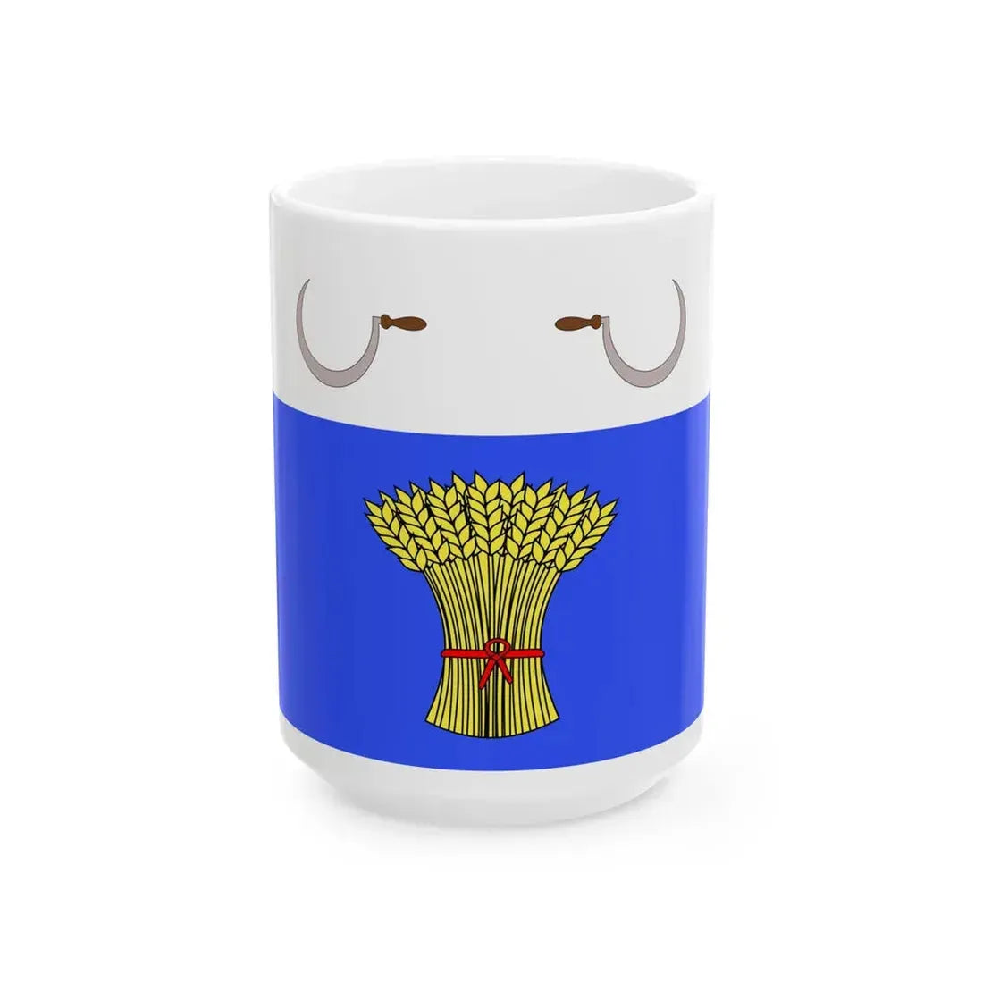 Flag of Sannat (Malta) White Coffee Mug 15oz - Go Mug Yourself