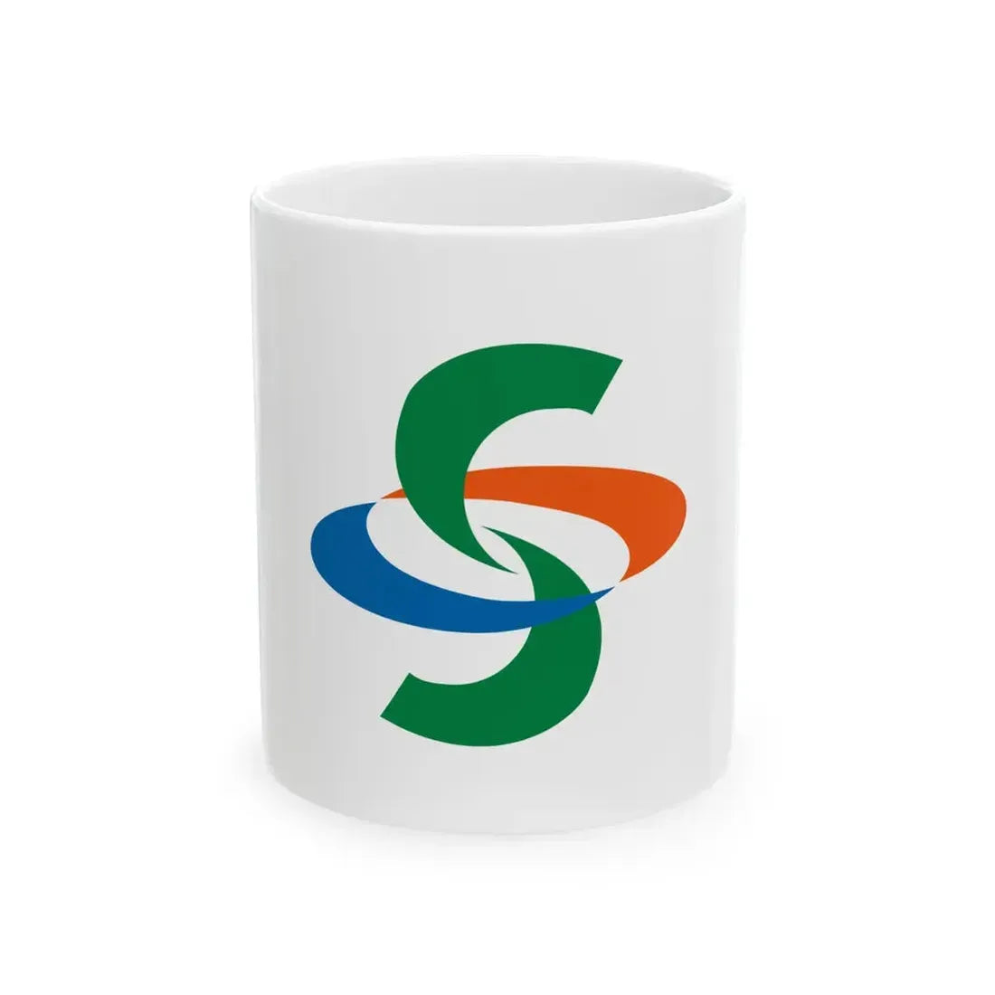 Flag of Sano Tochigi (Japan) White Coffee Mug 11oz - Go Mug Yourself