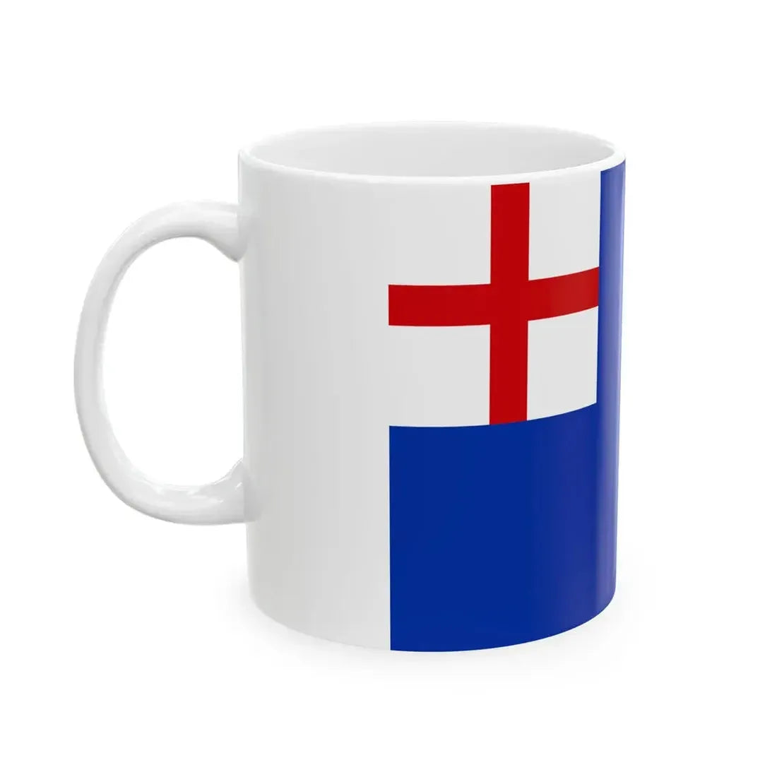 Flag of Sanremo (Italy) White Coffee Mug - Go Mug Yourself
