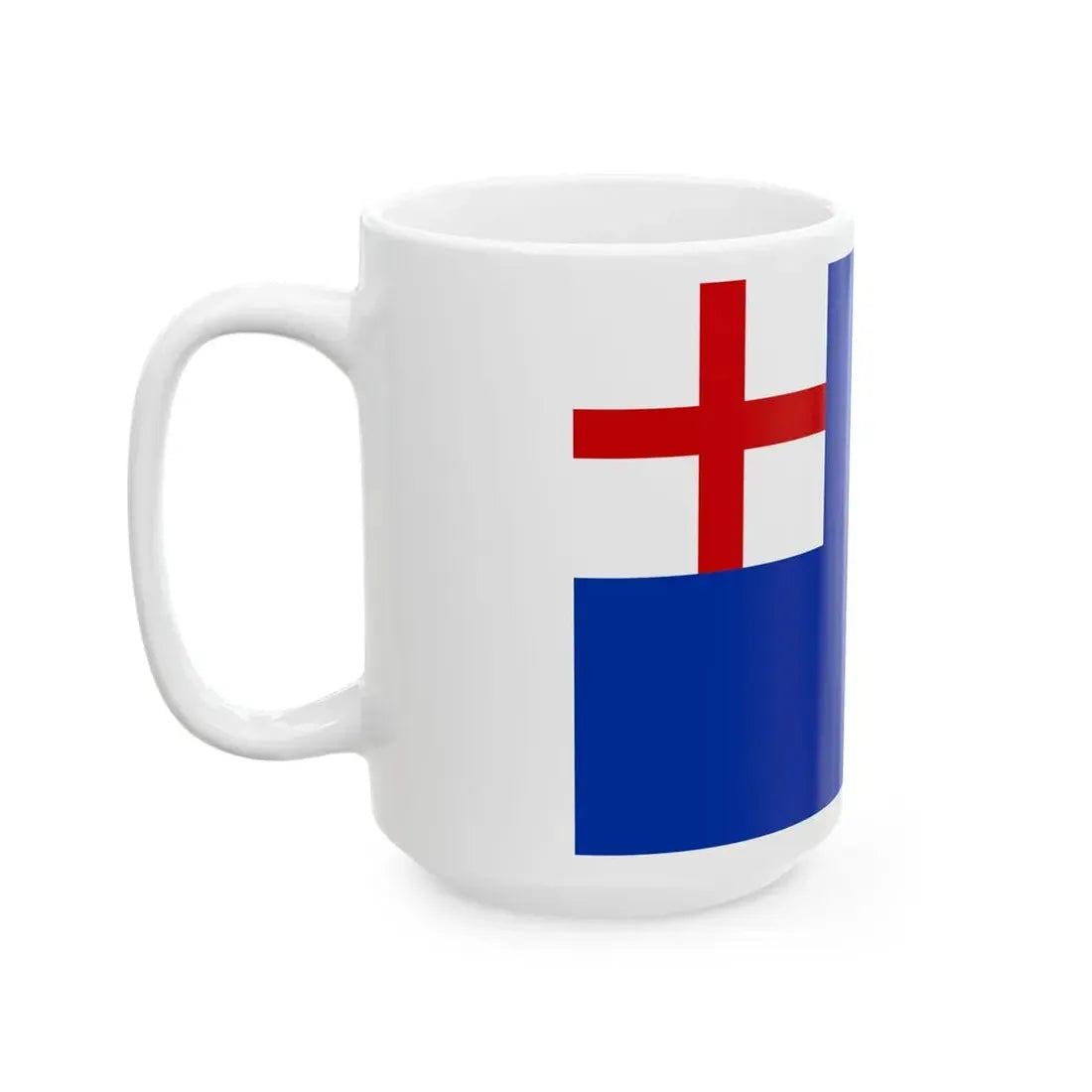 Flag of Sanremo (Italy) White Coffee Mug - Go Mug Yourself