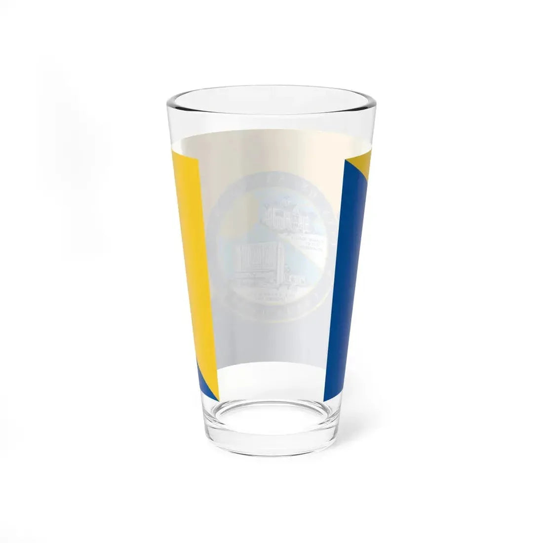 Flag of Santa Ana, California - Pint Glass 16oz - Go Mug Yourself