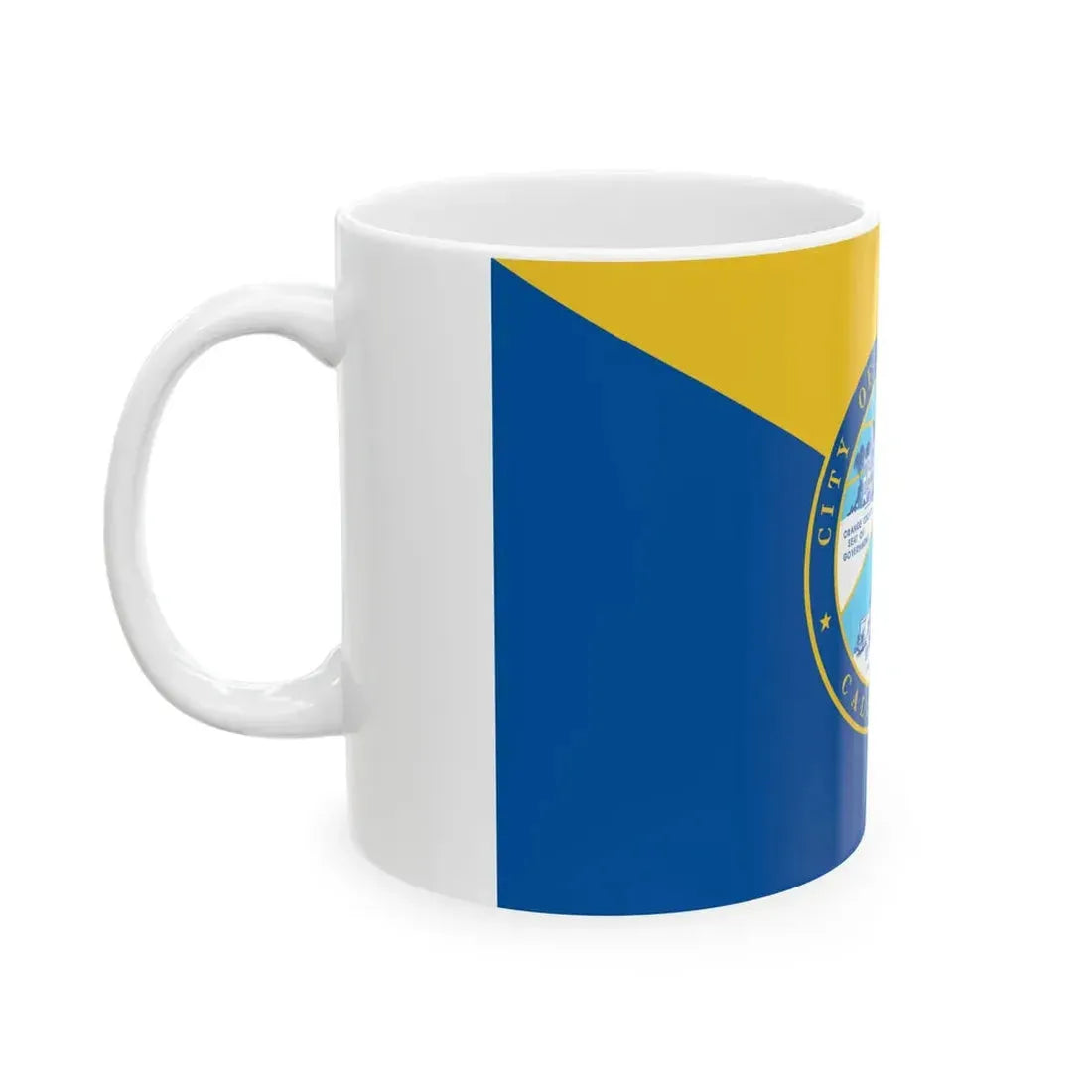Flag of Santa Ana California (United States) White Coffee Mug - Go Mug Yourself