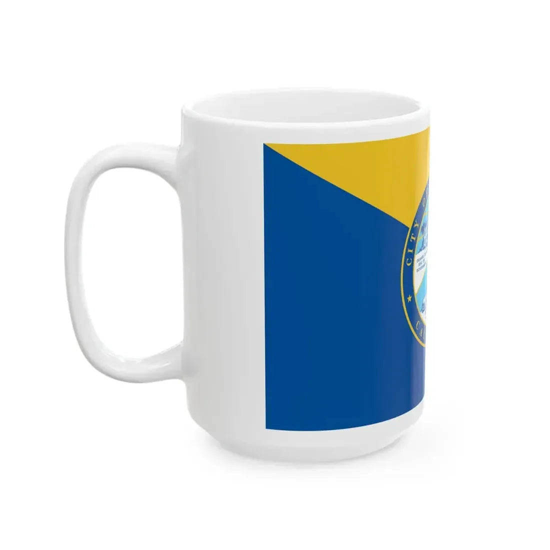 Flag of Santa Ana California (United States) White Coffee Mug - Go Mug Yourself