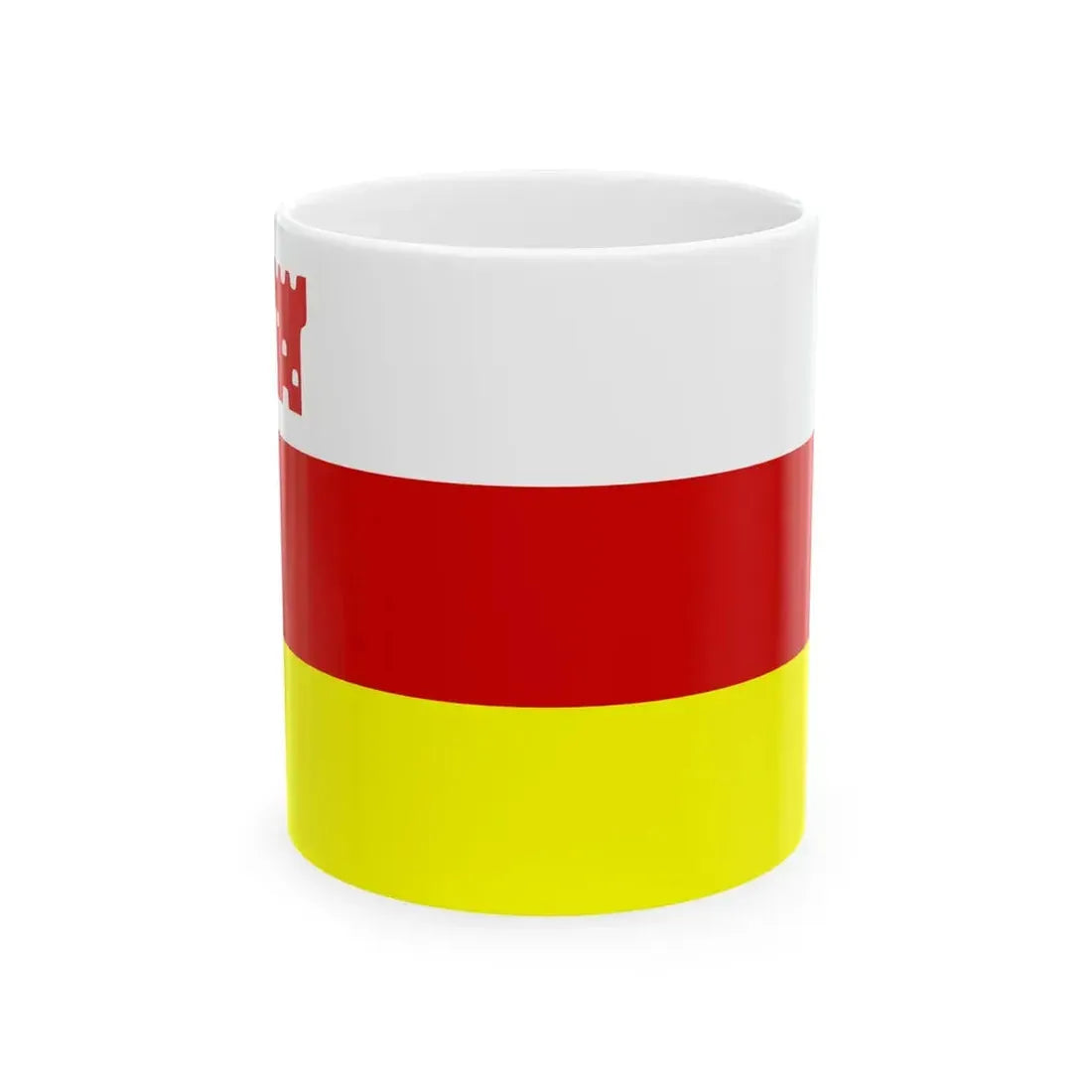 Flag of Santa Barbara California (United States) White Coffee Mug 11oz - Go Mug Yourself