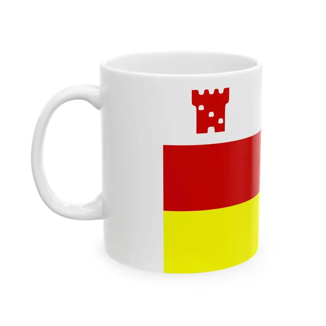 Flag of Santa Barbara California (United States) White Coffee Mug - Go Mug Yourself