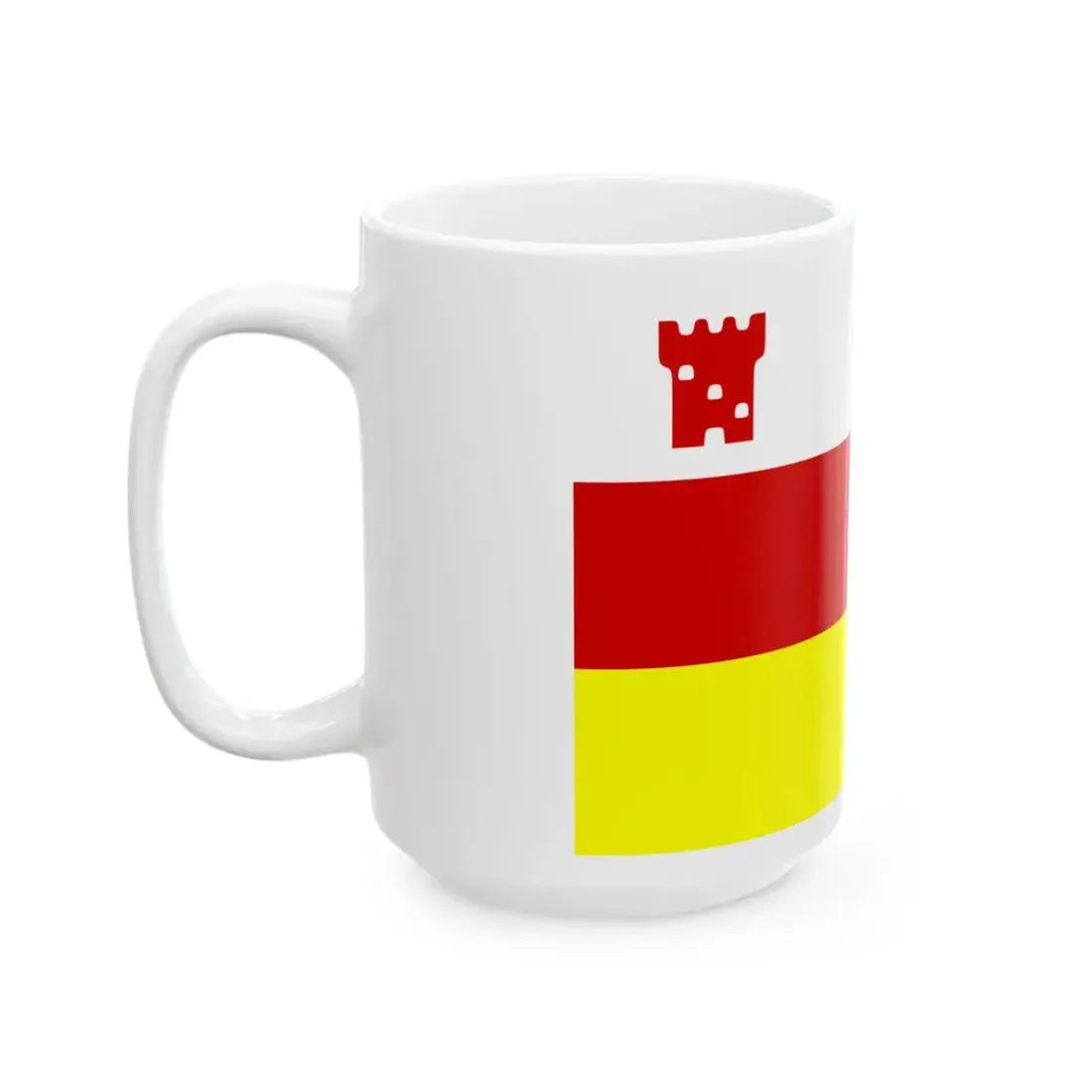 Flag of Santa Barbara California (United States) White Coffee Mug - Go Mug Yourself