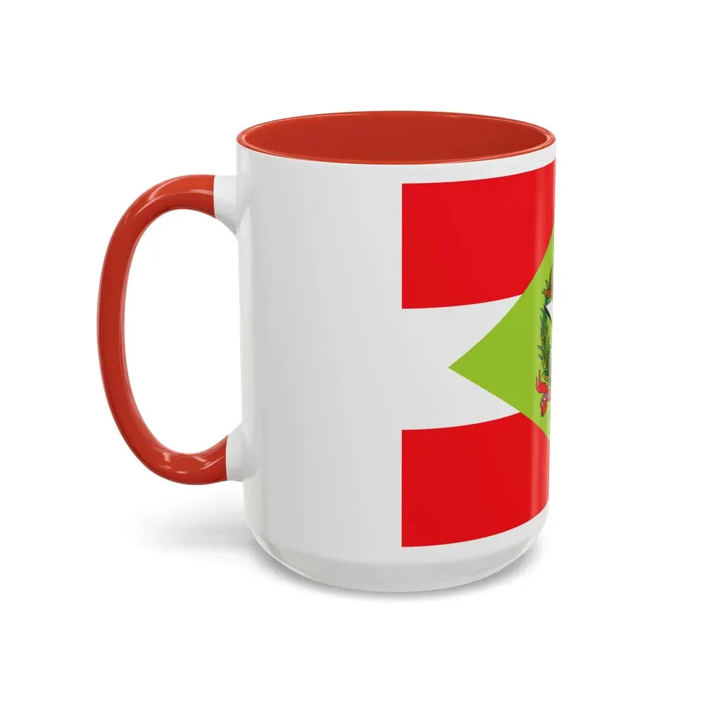 Flag of Santa Catarina Brazil - Accent Coffee Mug - Go Mug Yourself