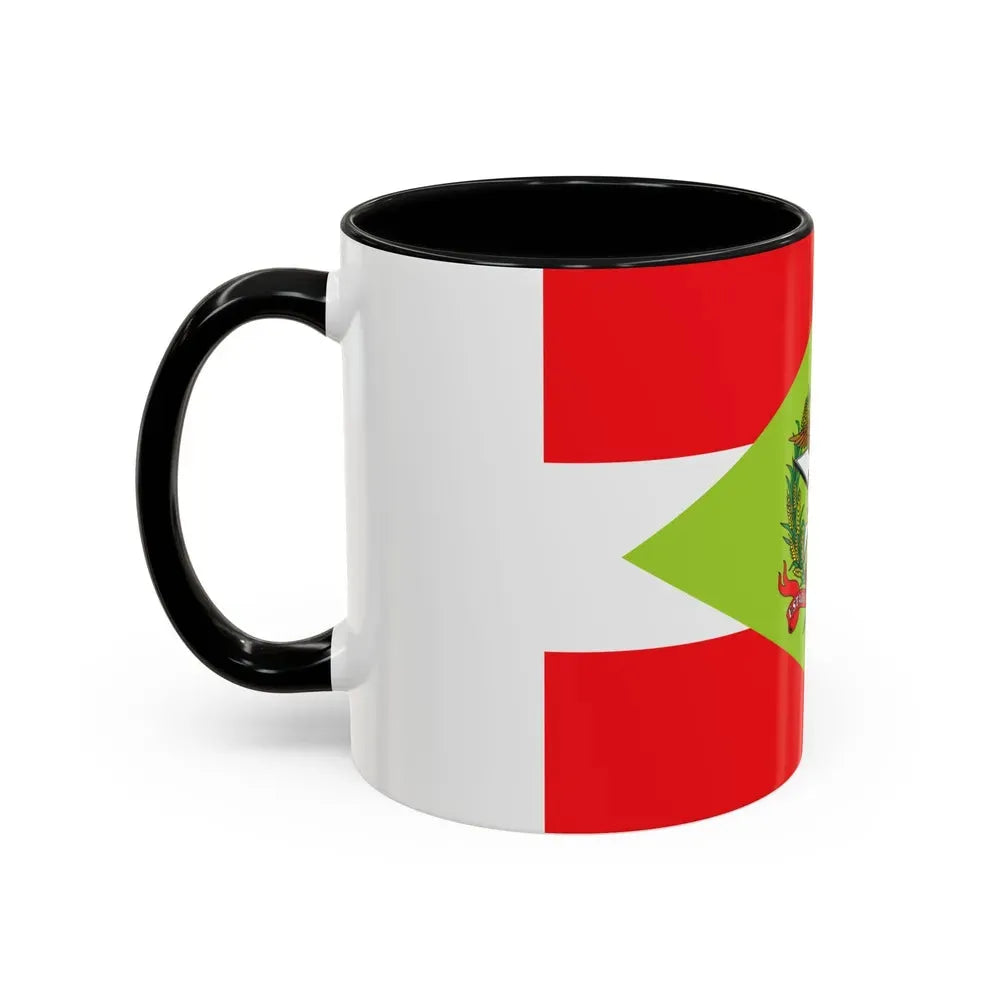 Flag of Santa Catarina Brazil - Accent Coffee Mug - Go Mug Yourself