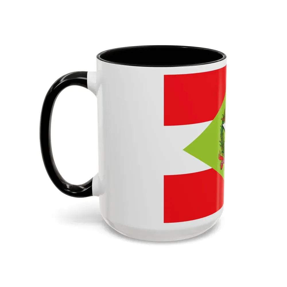 Flag of Santa Catarina Brazil - Accent Coffee Mug - Go Mug Yourself