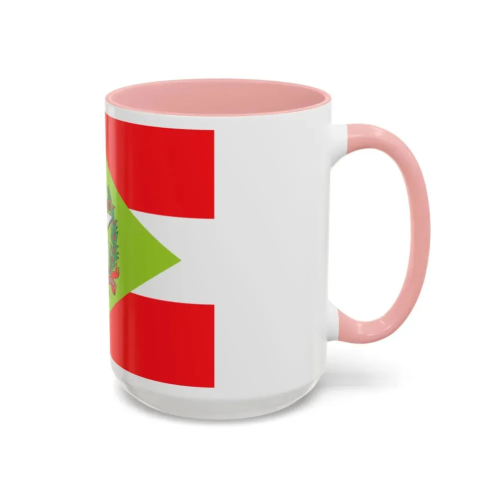 Flag of Santa Catarina Brazil - Accent Coffee Mug - Go Mug Yourself
