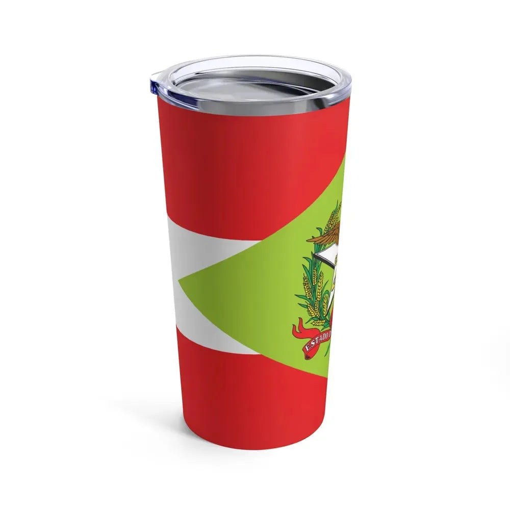 Flag of Santa Catarina Brazil - Tumbler 20oz - Go Mug Yourself