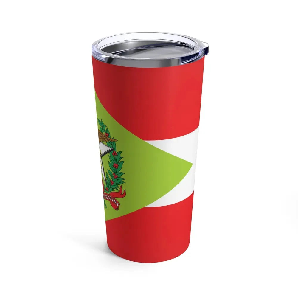 Flag of Santa Catarina Brazil - Tumbler 20oz - Go Mug Yourself