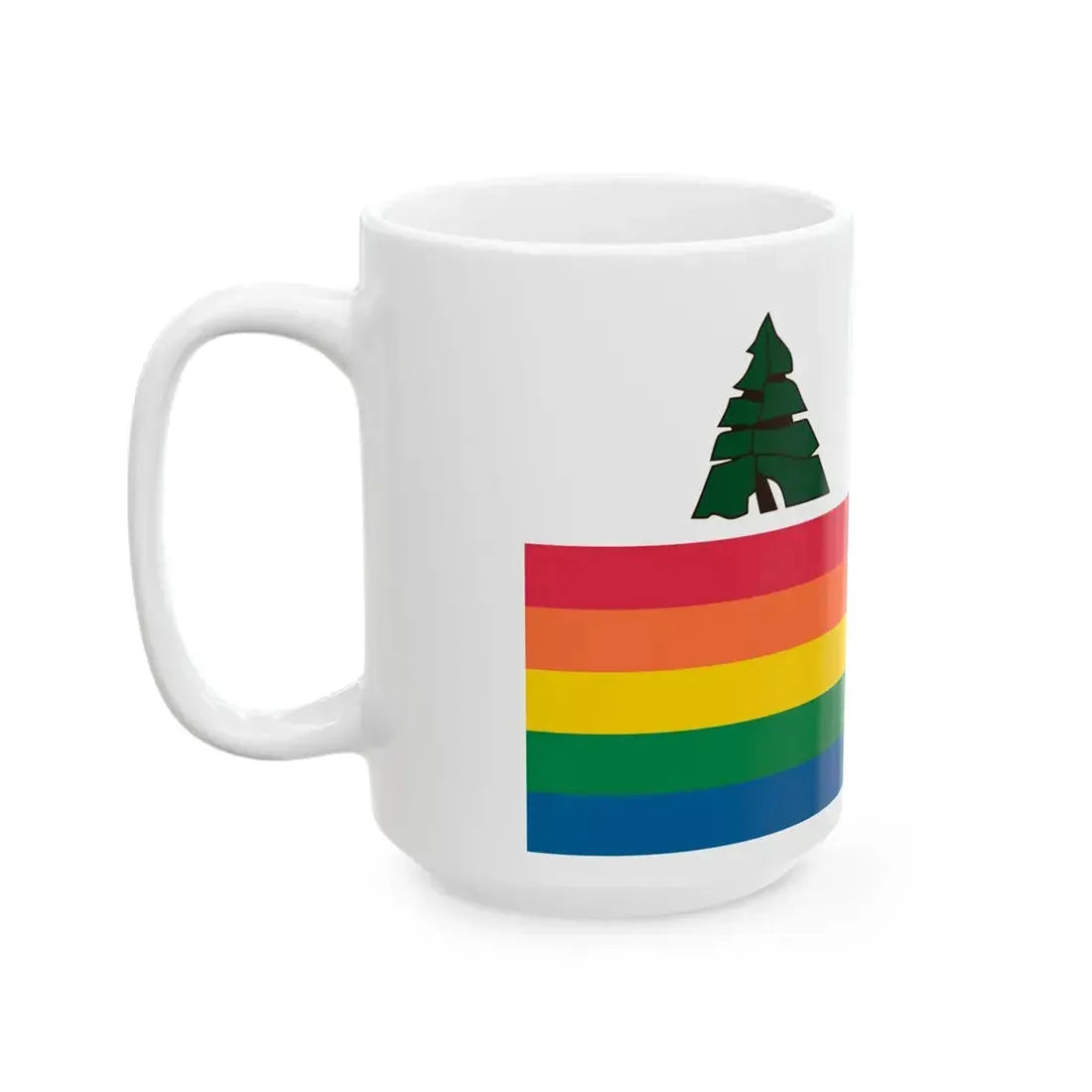 Flag of Santa Cruz County California (United States) White Coffee Mug - Go Mug Yourself
