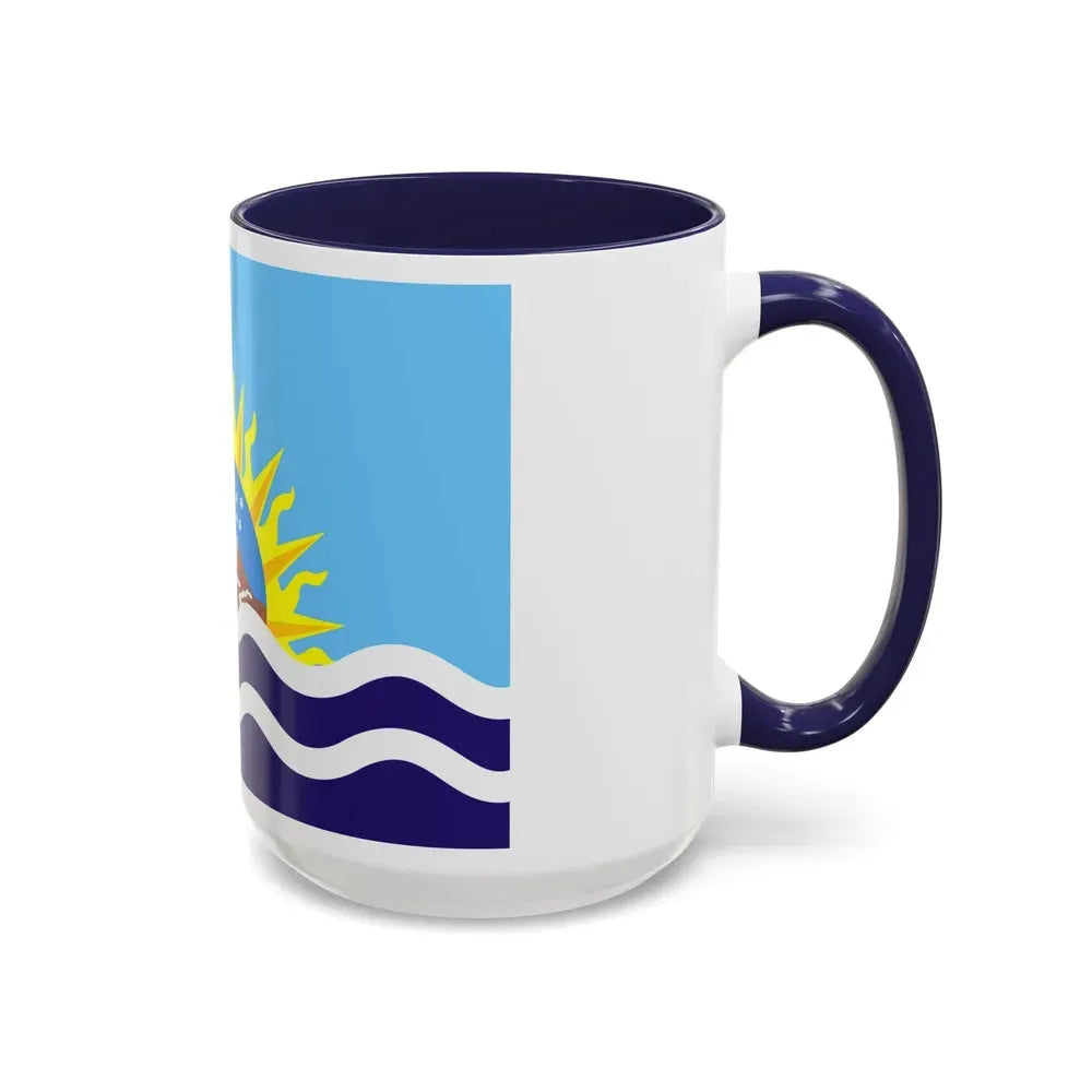 Flag of Santa Cruz Province Argentina - Accent Coffee Mug - Go Mug Yourself