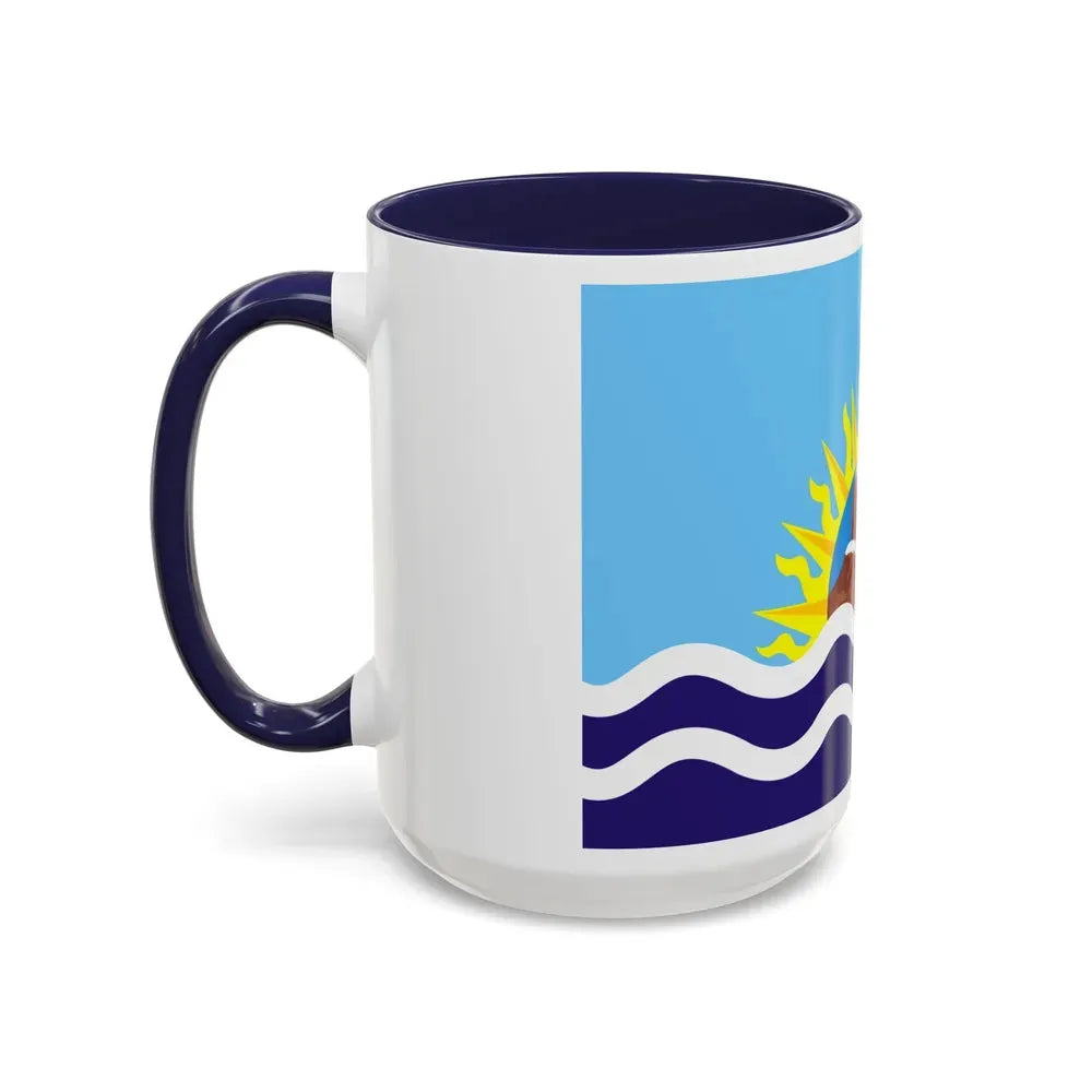 Flag of Santa Cruz Province Argentina - Accent Coffee Mug - Go Mug Yourself