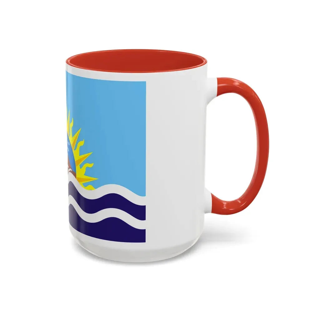 Flag of Santa Cruz Province Argentina - Accent Coffee Mug - Go Mug Yourself