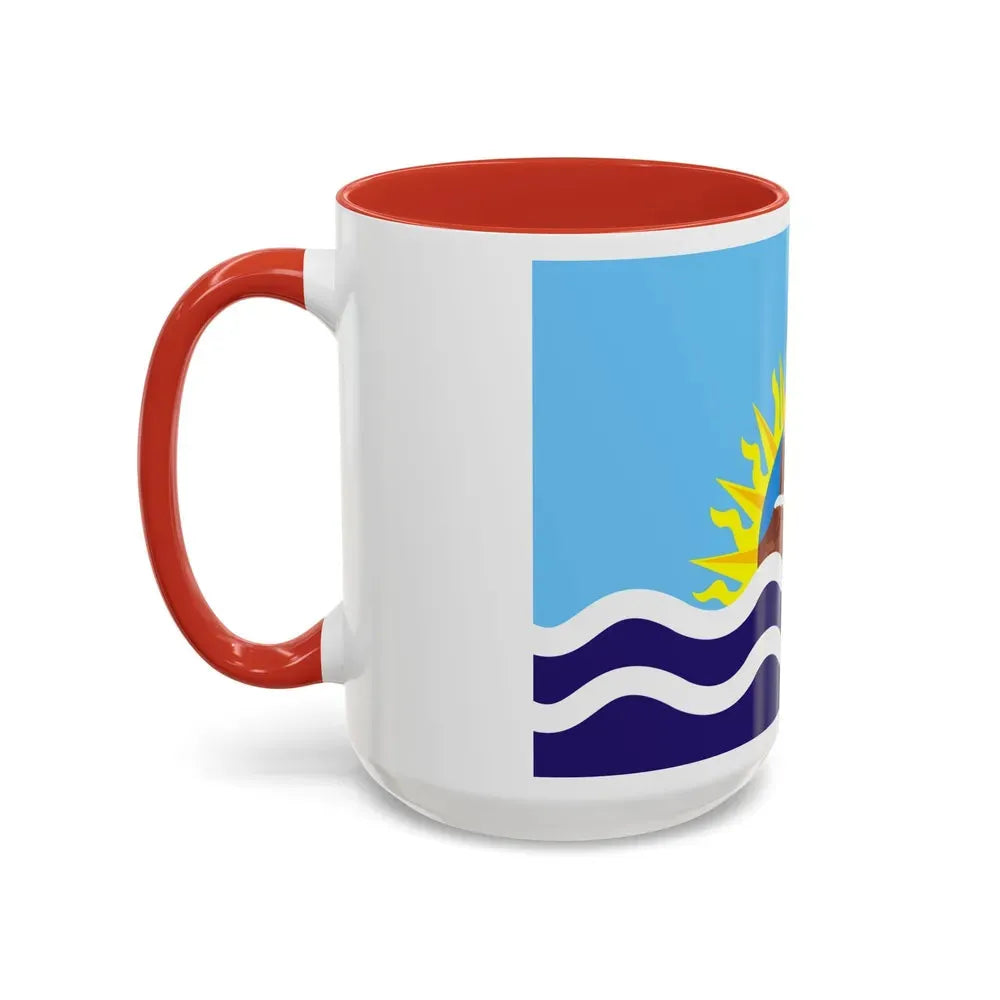 Flag of Santa Cruz Province Argentina - Accent Coffee Mug - Go Mug Yourself