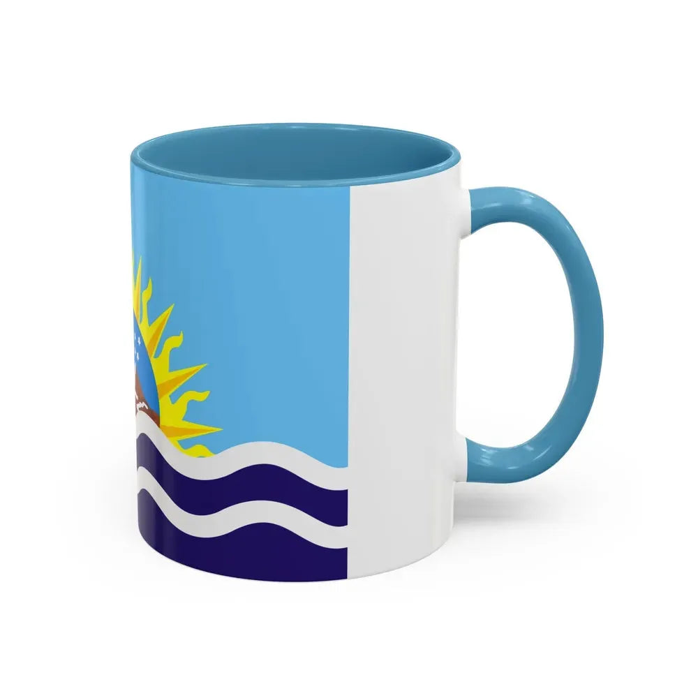 Flag of Santa Cruz Province Argentina - Accent Coffee Mug - Go Mug Yourself
