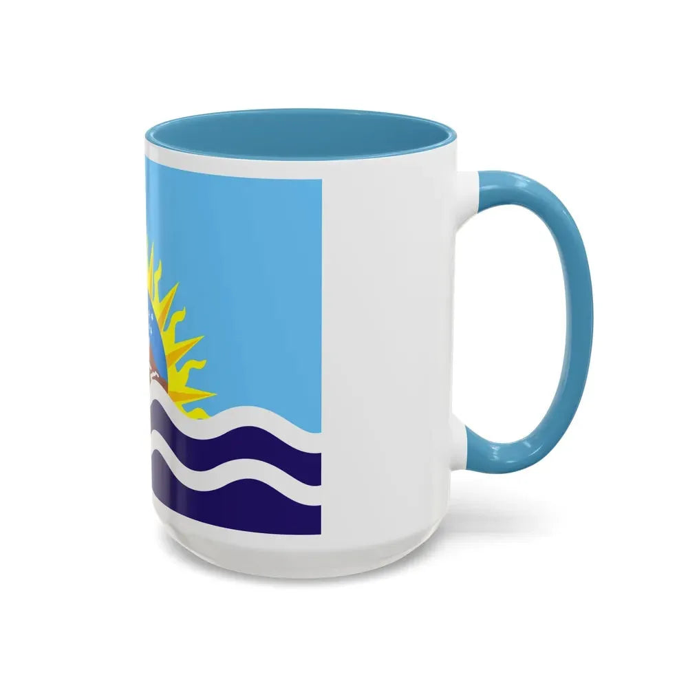 Flag of Santa Cruz Province Argentina - Accent Coffee Mug - Go Mug Yourself
