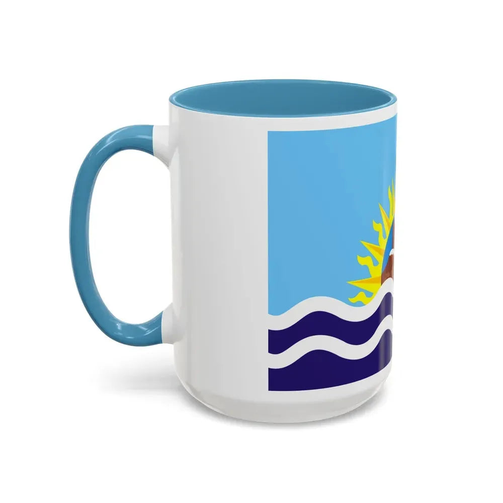 Flag of Santa Cruz Province Argentina - Accent Coffee Mug - Go Mug Yourself