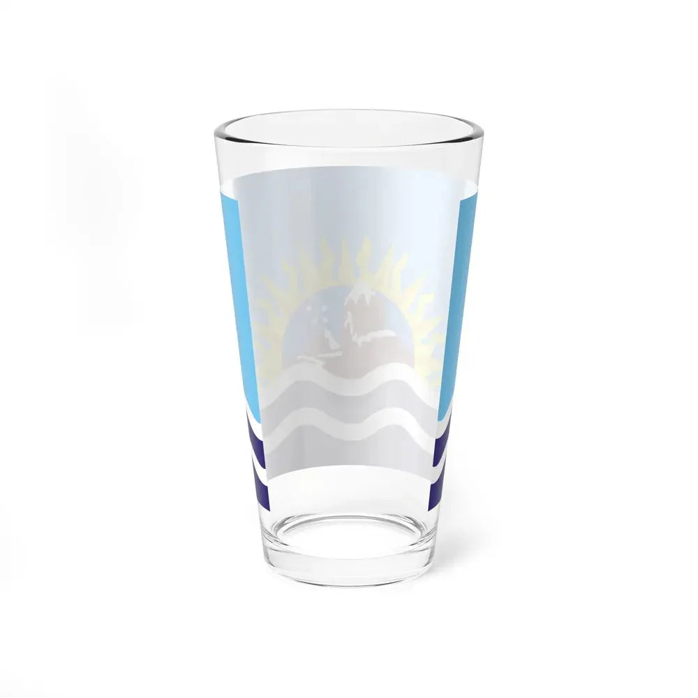 Flag of Santa Cruz Province Argentina - Pint Glass 16oz - Go Mug Yourself
