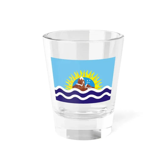 Flag of Santa Cruz Province Argentina - Shot Glass 1.5oz 1.5oz - Go Mug Yourself