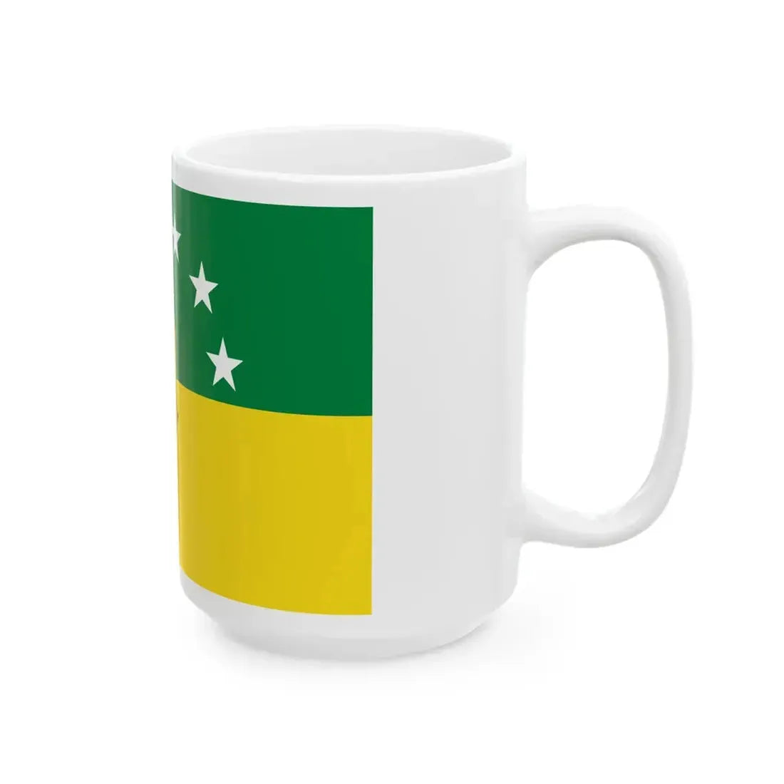 Flag of Santa Elena - Ecuador (Ecuador) White Coffee Mug - Go Mug Yourself