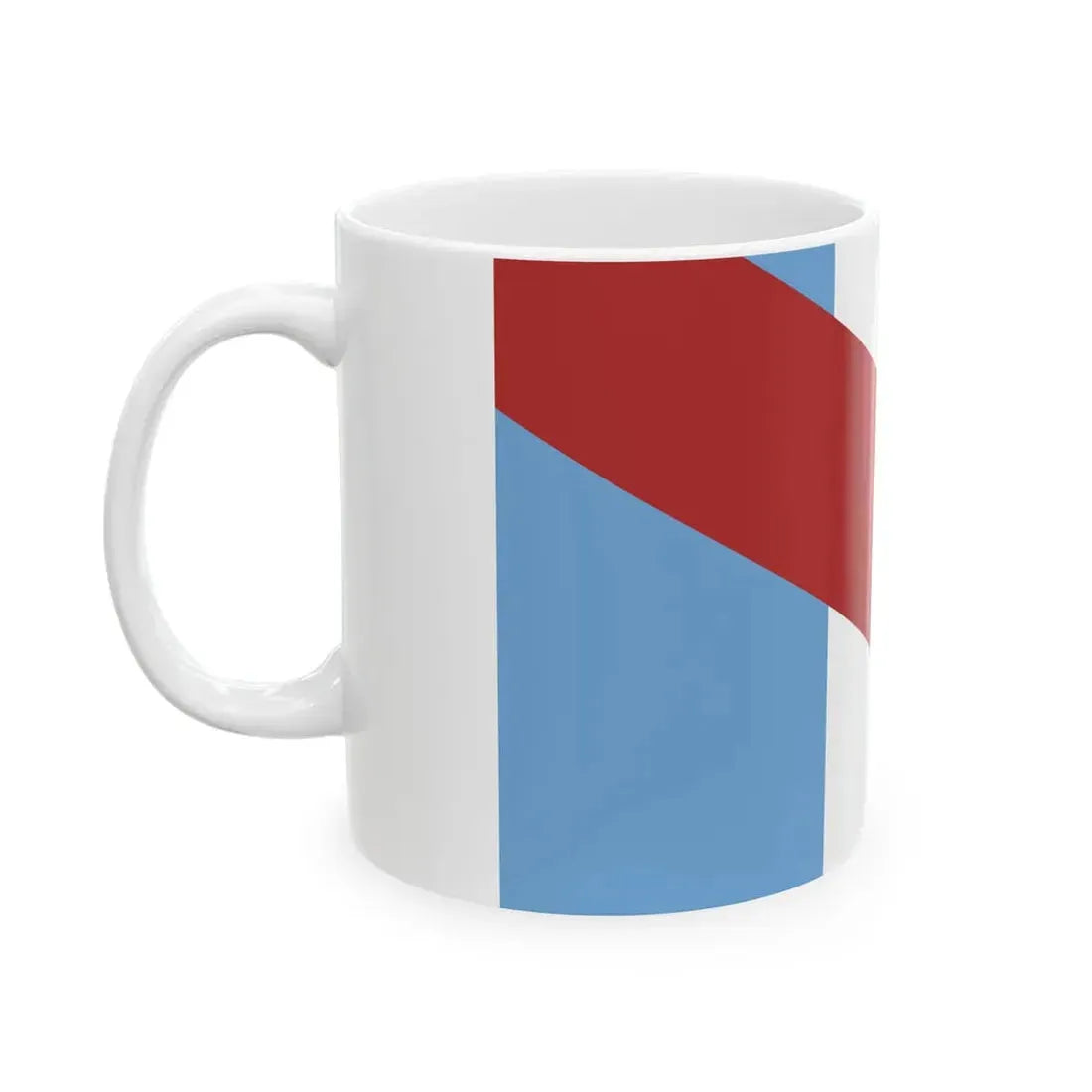 Flag of Santa Fe 1815-1821 (Argentina) White Coffee Mug - Go Mug Yourself