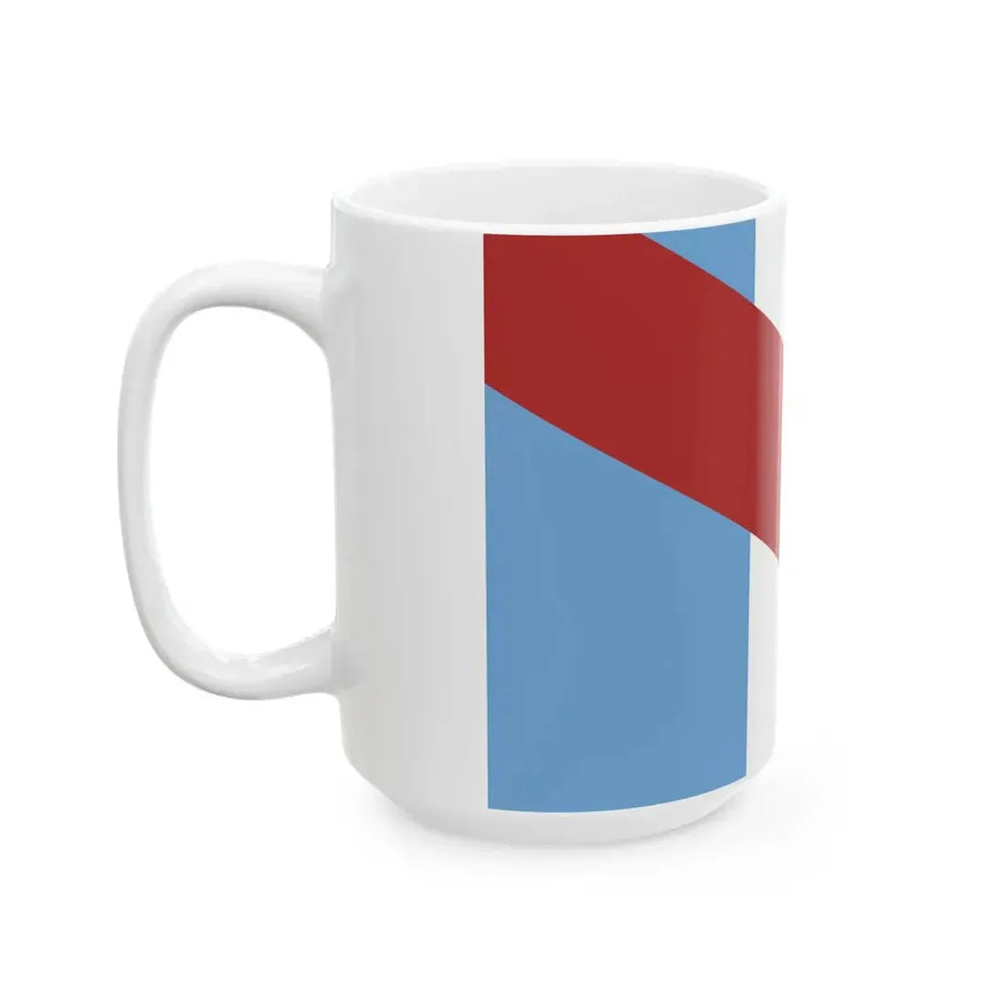 Flag of Santa Fe 1815-1821 (Argentina) White Coffee Mug - Go Mug Yourself
