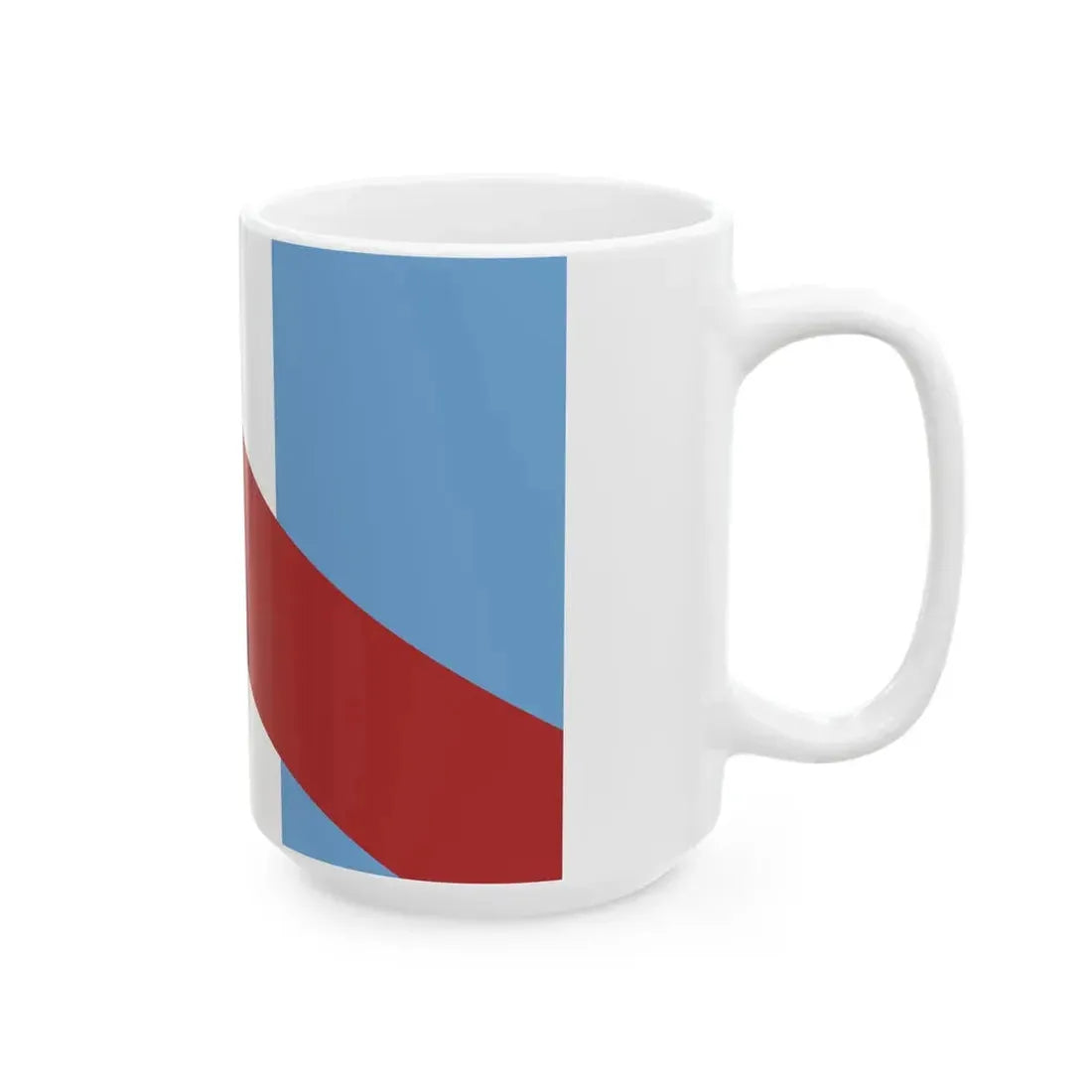 Flag of Santa Fe 1815-1821 (Argentina) White Coffee Mug - Go Mug Yourself