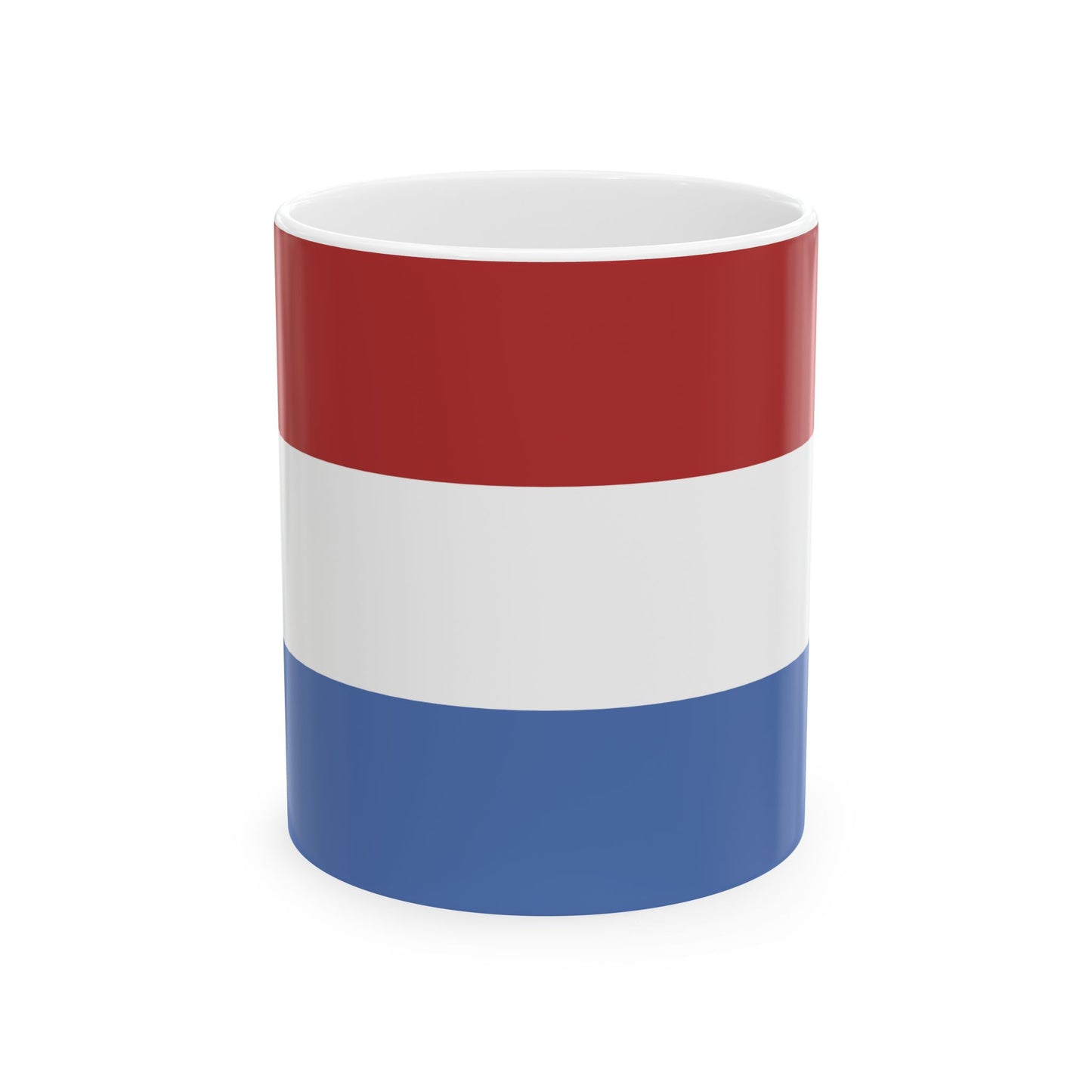 Flag of Santa Fe 1819 (Argentina) White Coffee Mug-11oz-Go Mug Yourself
