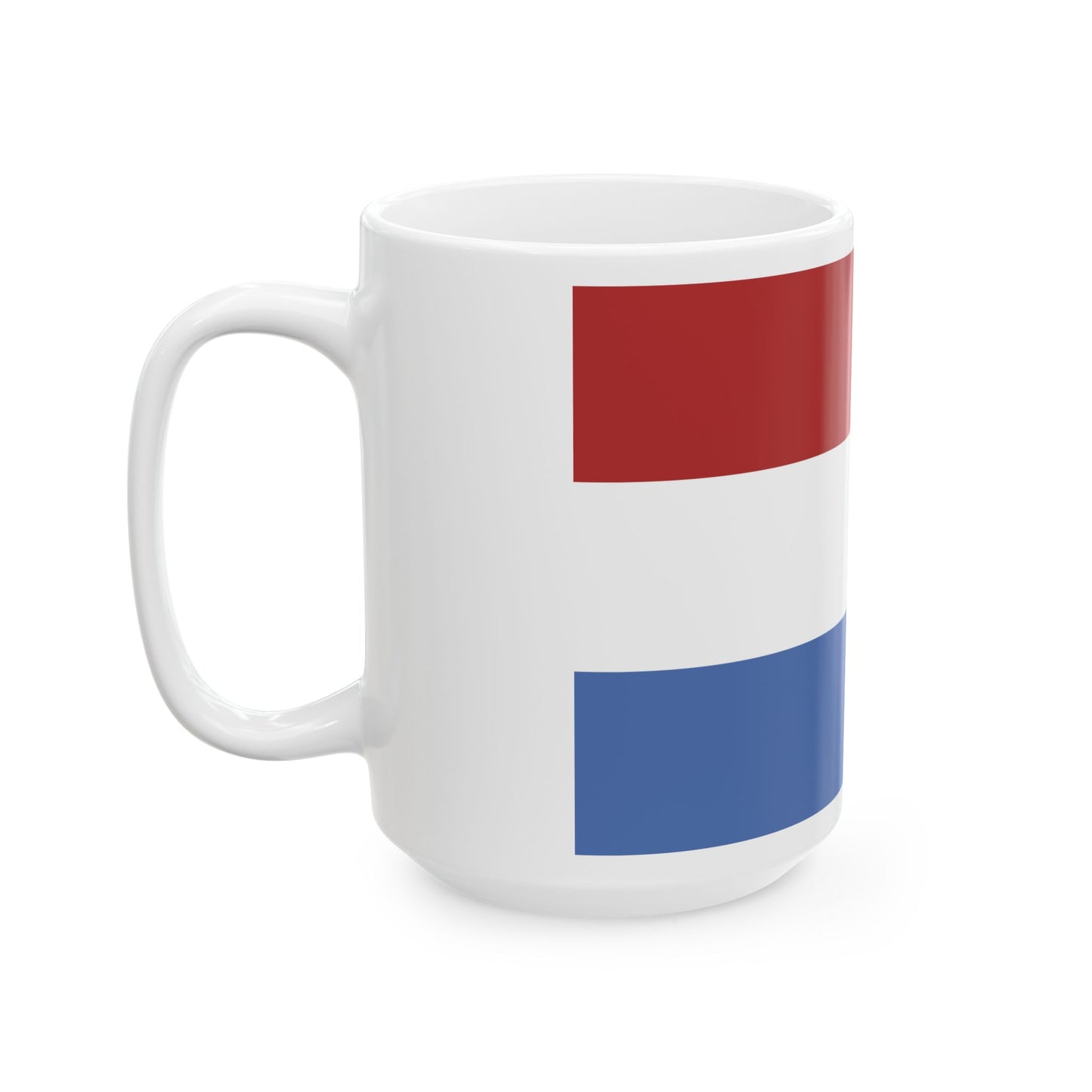 Flag of Santa Fe 1819 (Argentina) White Coffee Mug-Go Mug Yourself