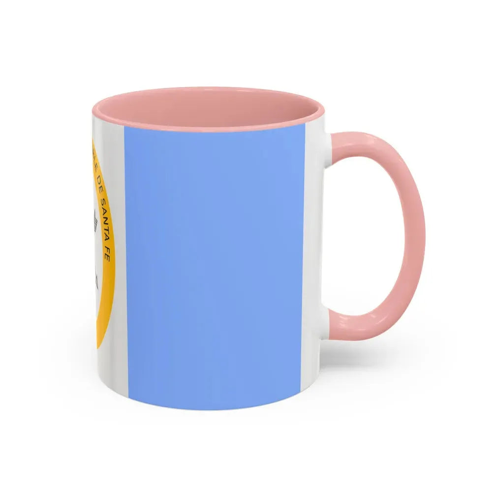 Flag of Santa Fe Province Argentina - Accent Coffee Mug - Go Mug Yourself