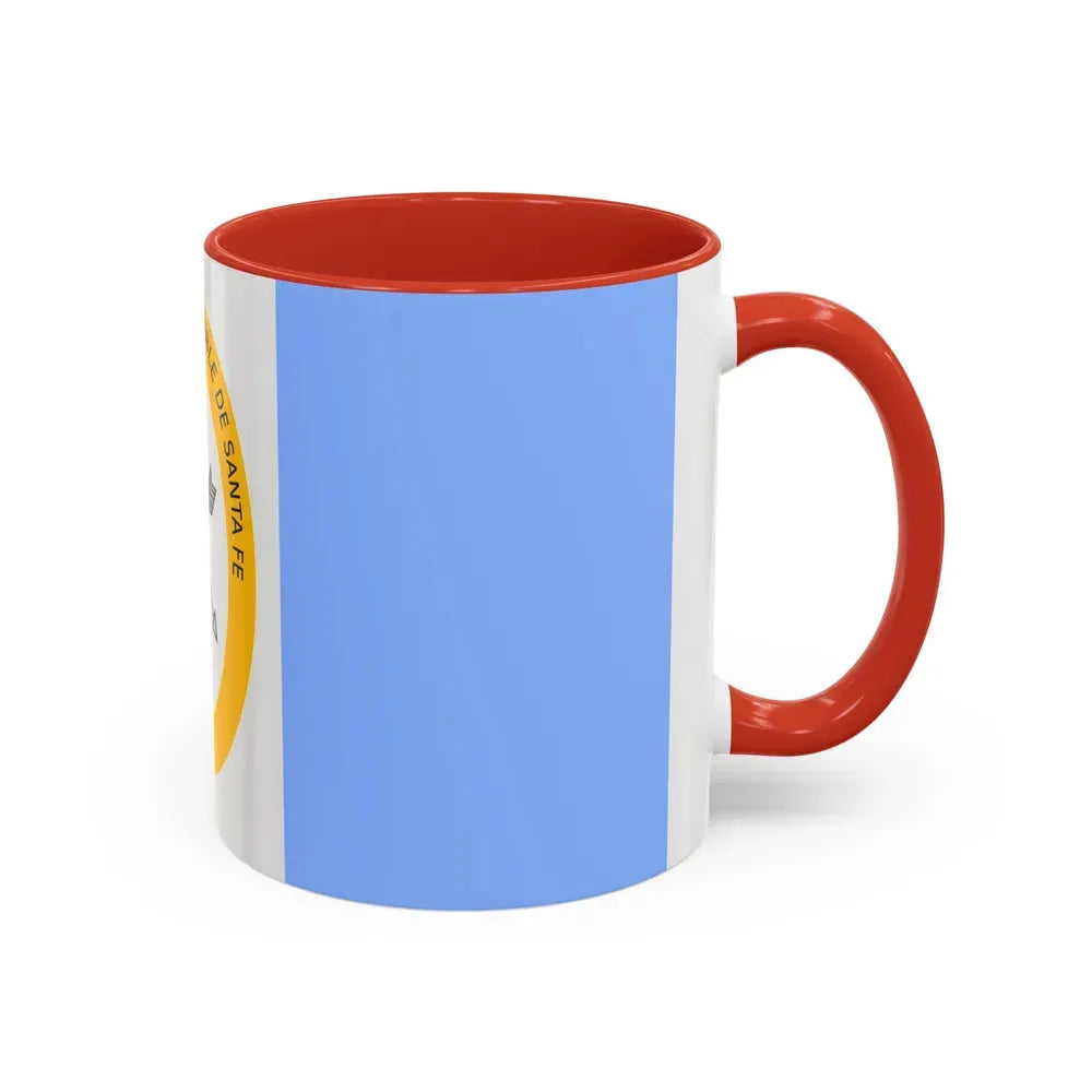 Flag of Santa Fe Province Argentina - Accent Coffee Mug - Go Mug Yourself