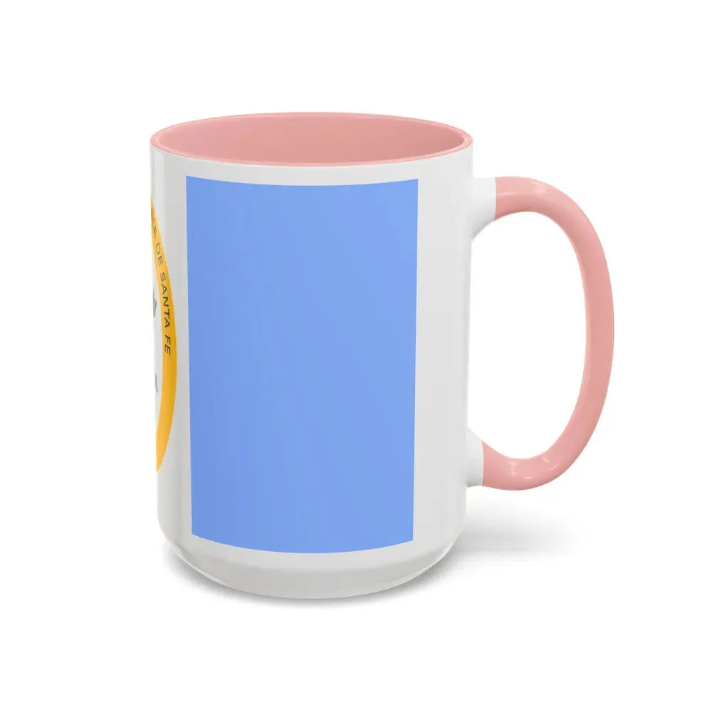 Flag of Santa Fe Province Argentina - Accent Coffee Mug - Go Mug Yourself