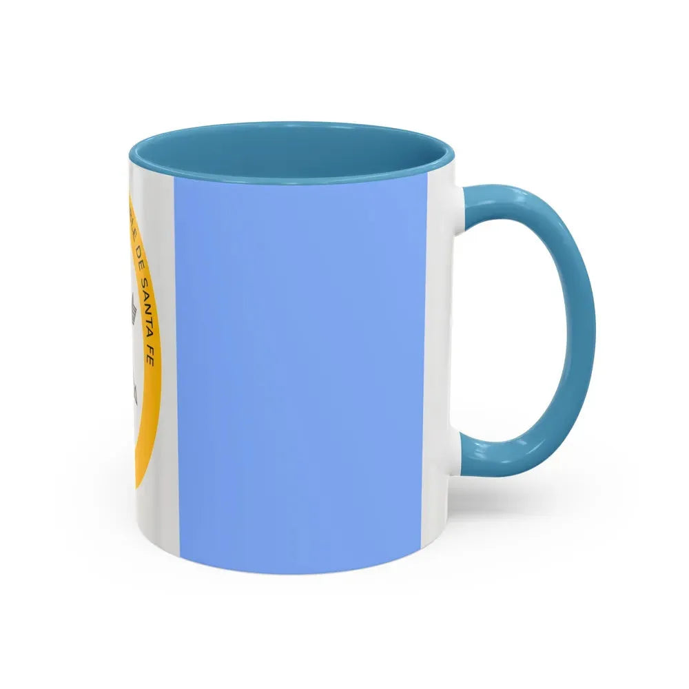 Flag of Santa Fe Province Argentina - Accent Coffee Mug - Go Mug Yourself