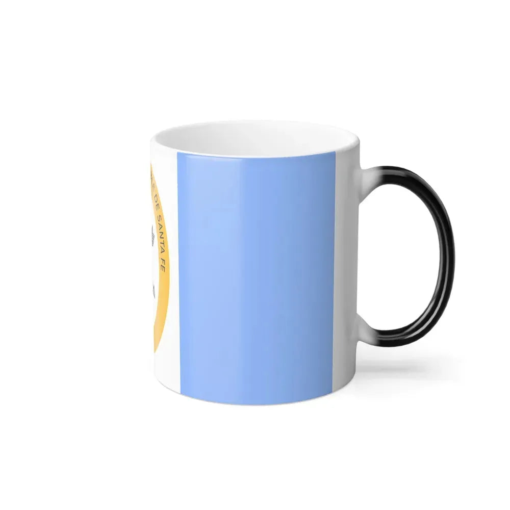 Flag of Santa Fe Province Argentina - Color Changing Coffee Mug - Go Mug Yourself
