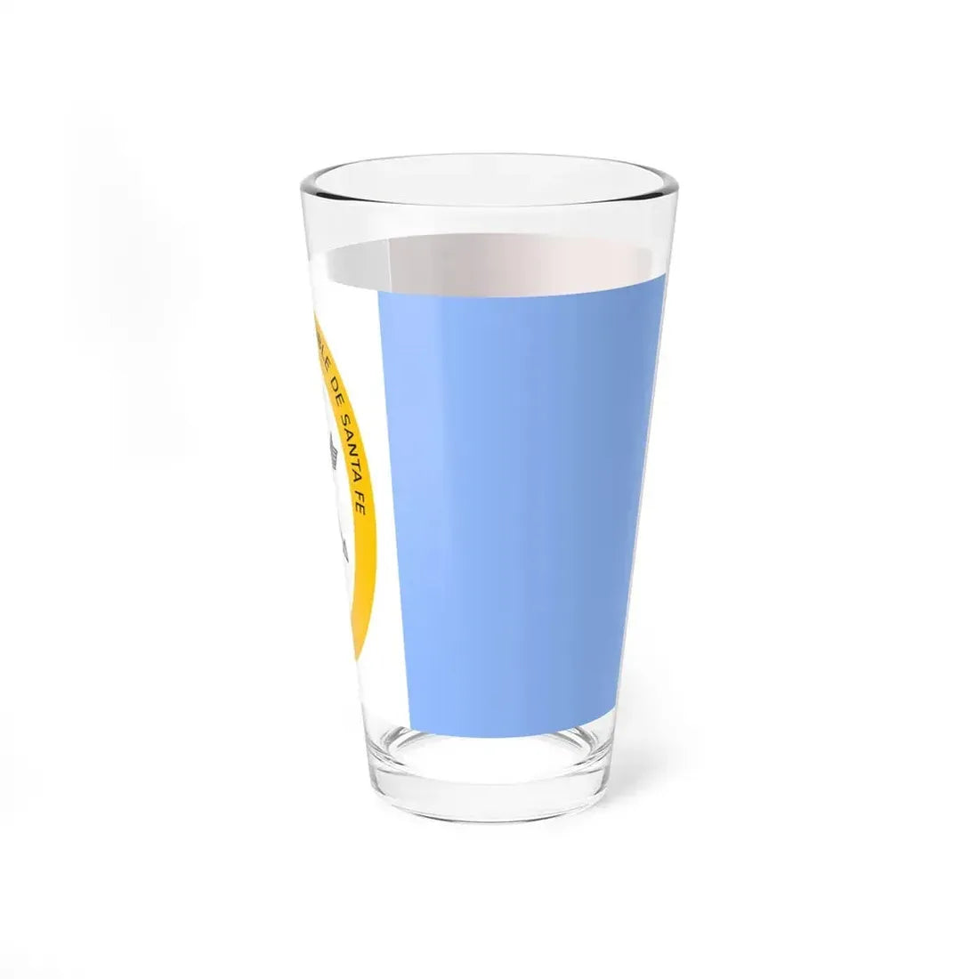 Flag of Santa Fe Province Argentina - Pint Glass 16oz - Go Mug Yourself