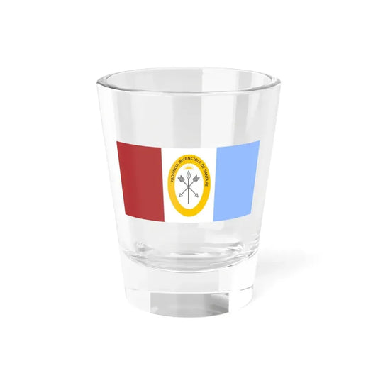 Flag of Santa Fe Province Argentina - Shot Glass 1.5oz 1.5oz - Go Mug Yourself