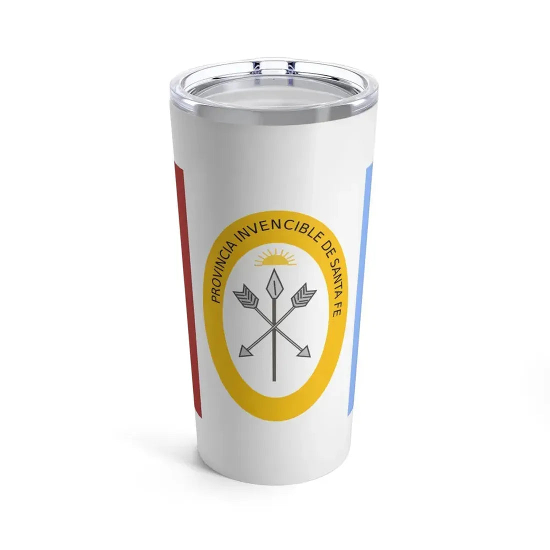 Flag of Santa Fe Province Argentina - Tumbler 20oz 20oz - Go Mug Yourself
