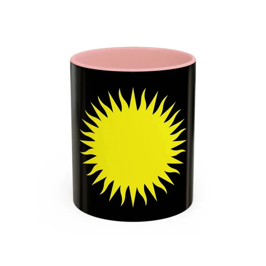 Flag of Santa Lucija Malta - Accent Coffee Mug 11oz Pink - Go Mug Yourself