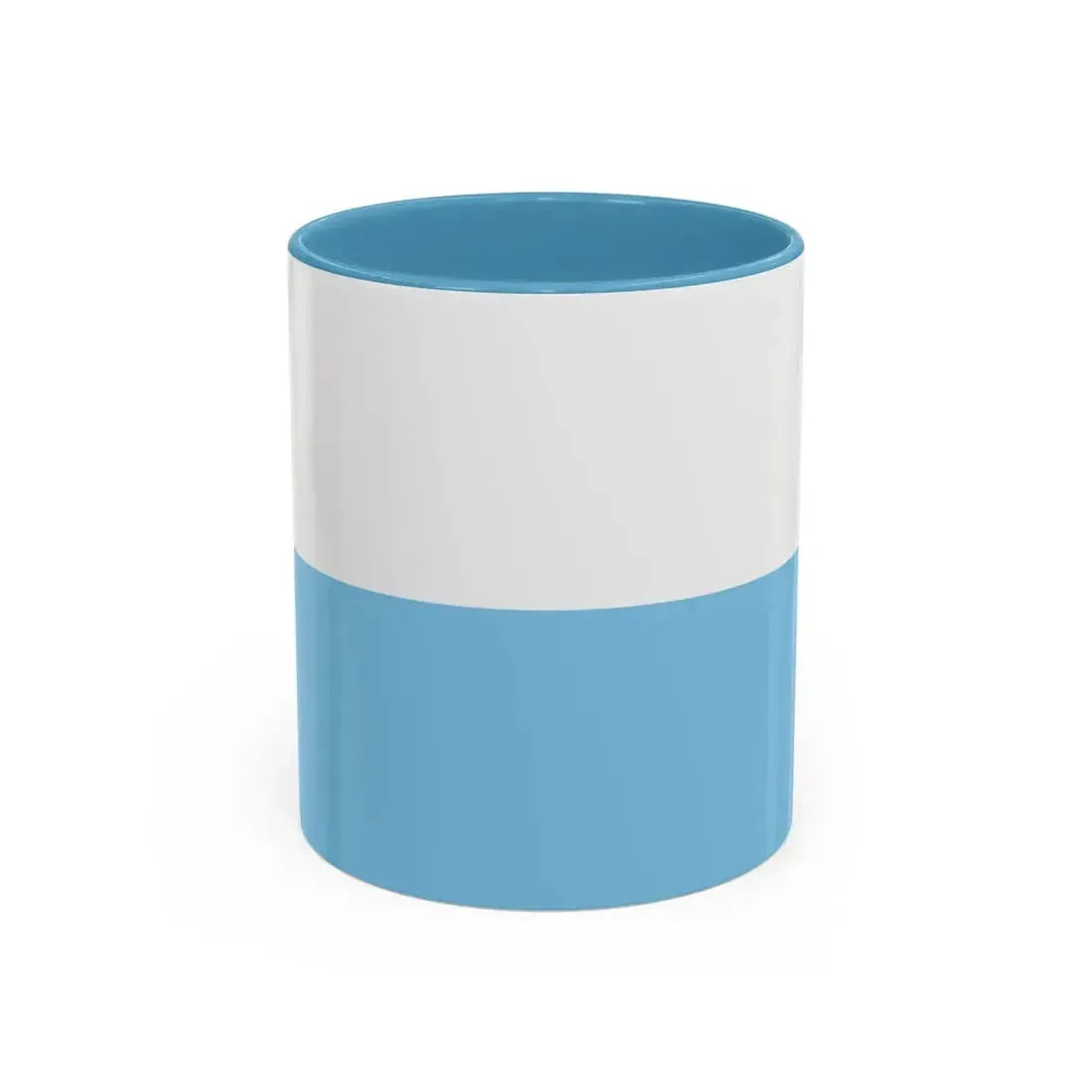 Flag of Santa Marta Magdalena Colombia - Accent Coffee Mug 11oz Light Blue - Go Mug Yourself