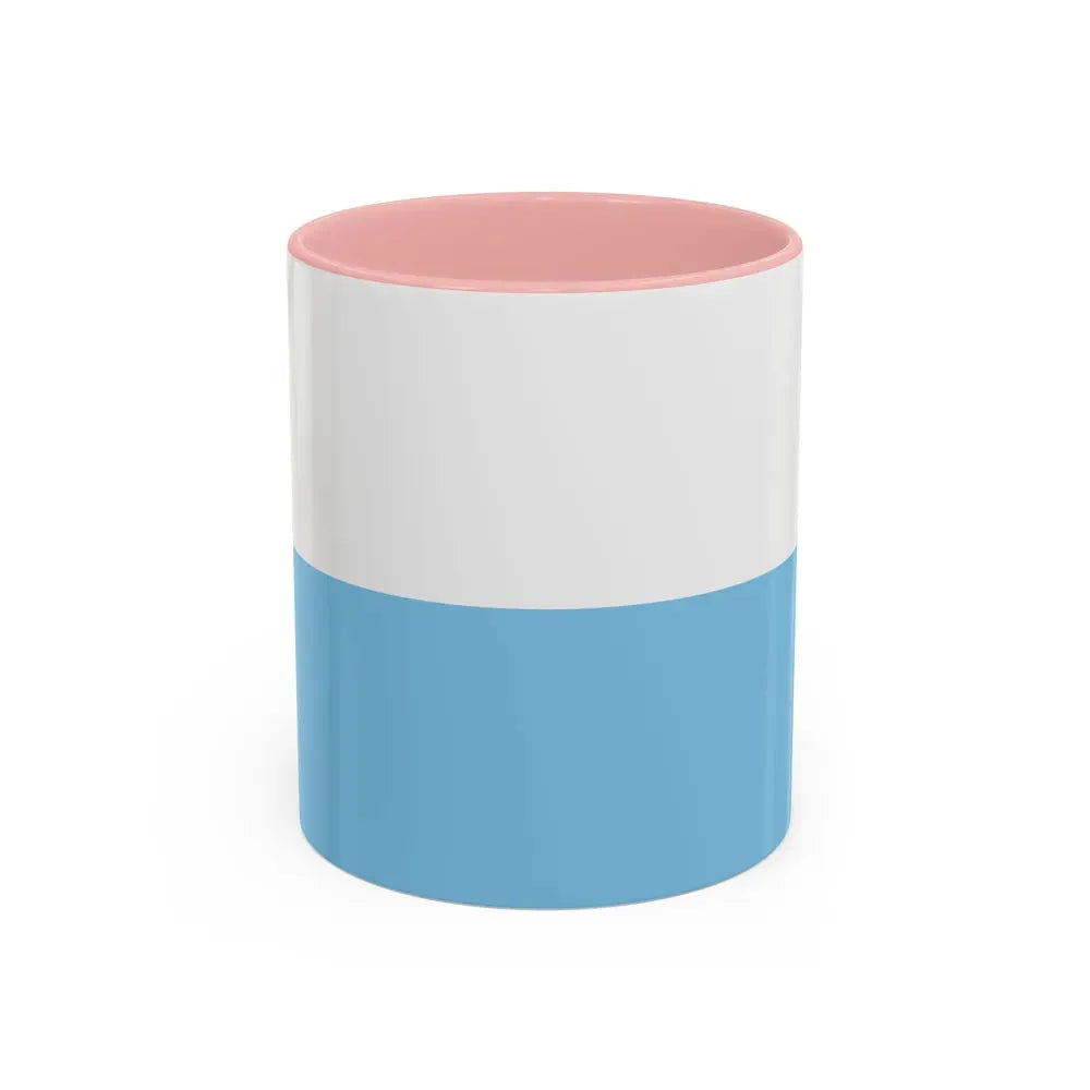 Flag of Santa Marta Magdalena Colombia - Accent Coffee Mug 11oz Pink - Go Mug Yourself