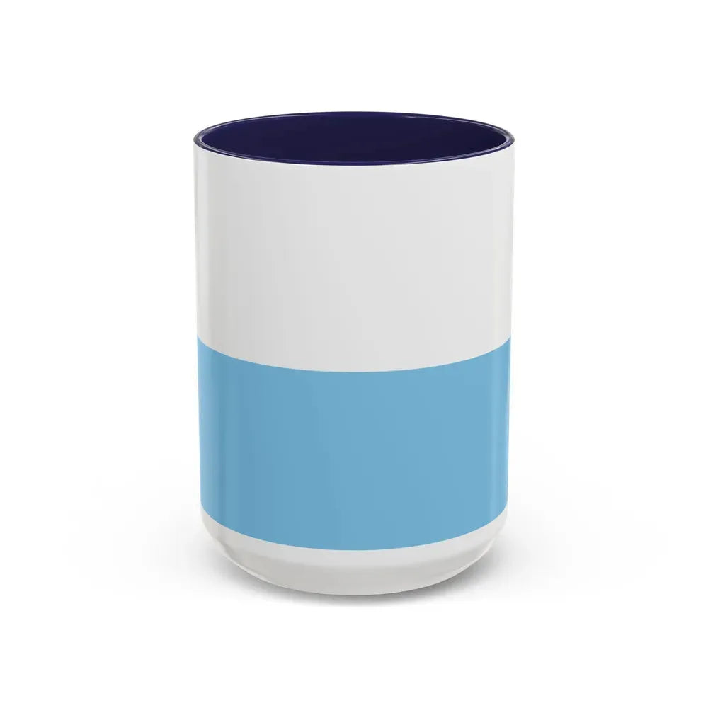 Flag of Santa Marta Magdalena Colombia - Accent Coffee Mug 15oz Navy - Go Mug Yourself