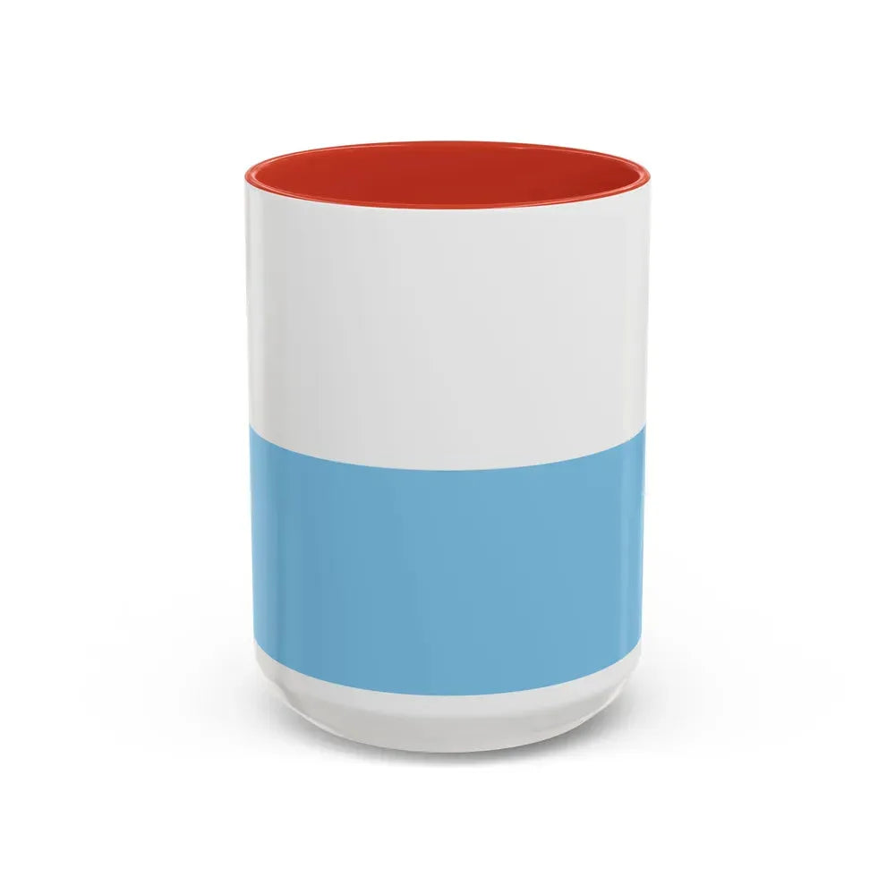 Flag of Santa Marta Magdalena Colombia - Accent Coffee Mug 15oz Red - Go Mug Yourself
