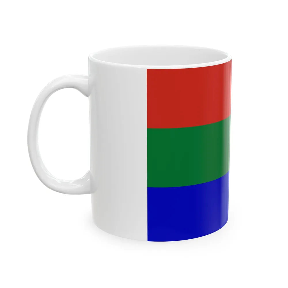 Flag of Santa Rosa del Sara Bolivia (Bolivia) White Coffee Mug - Go Mug Yourself