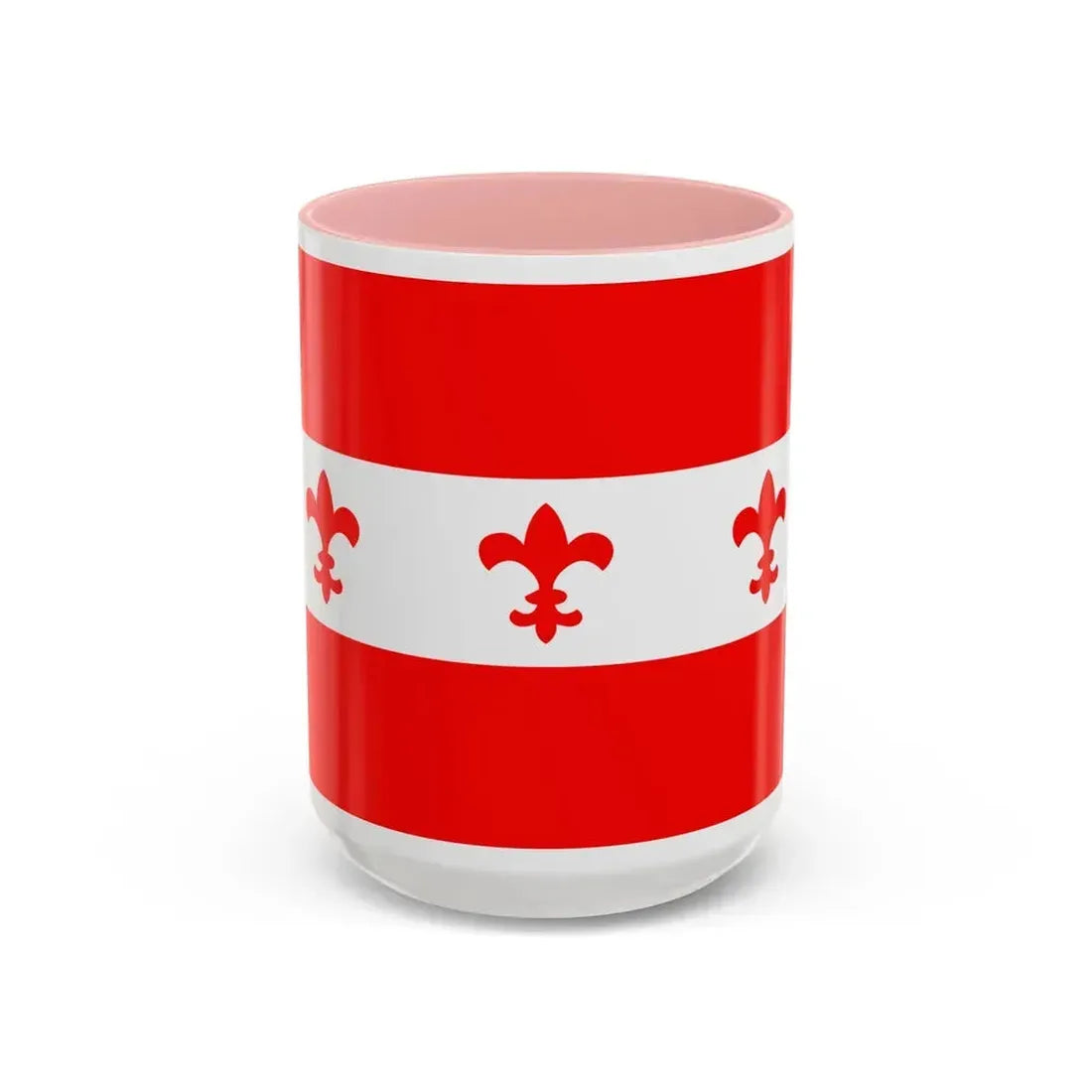 Flag of Santa Venera Malta - Accent Coffee Mug 15oz Pink - Go Mug Yourself