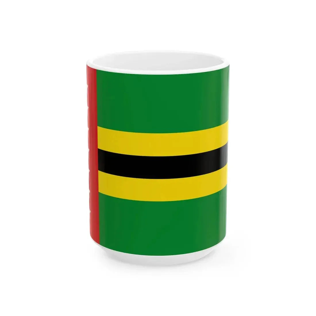 Flag of Santander Colombia (Colombia) White Coffee Mug 15oz - Go Mug Yourself
